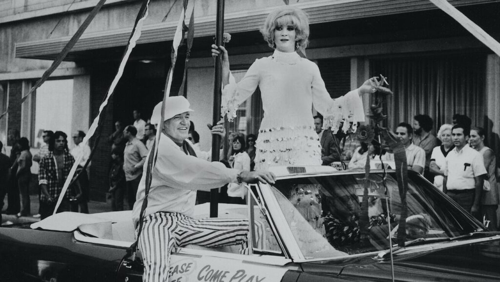 May Doll, Gay Liberation Parade, Hollywood, 1972, Anthony Friedkin. Gelatin silver print. © Anthony Friedkin

Getty Pride 2025
